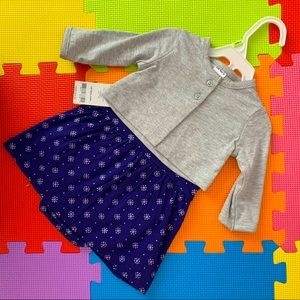 2pc dress and seeater set